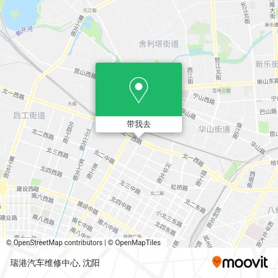瑞港汽车维修中心地图