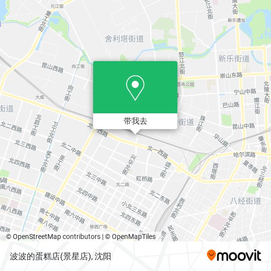 波波的蛋糕店(景星店)地图