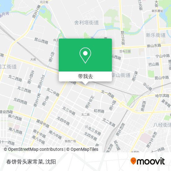 春饼骨头家常菜地图