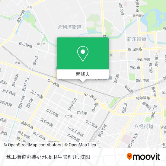笃工街道办事处环境卫生管理所地图