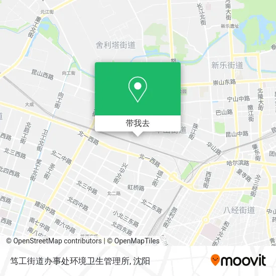 笃工街道办事处环境卫生管理所地图