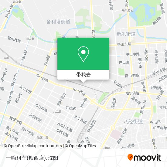 一嗨租车(铁西店)地图