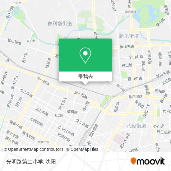 光明路第二小学地图