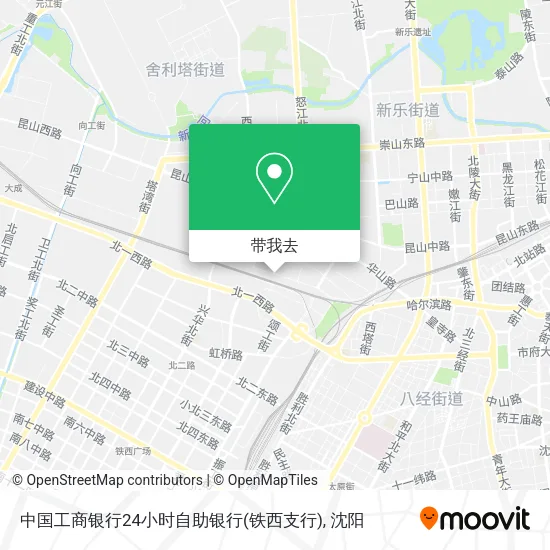 中国工商银行24小时自助银行(铁西支行)地图