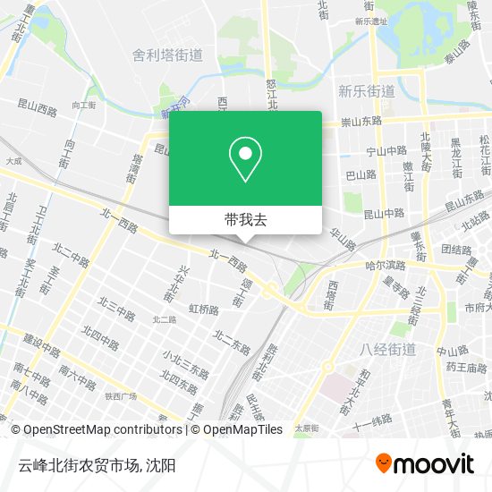 云峰北街农贸市场地图