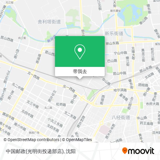 中国邮政(光明街投递部店)地图