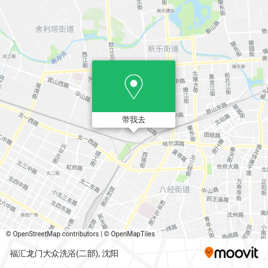 福汇龙门大众洗浴(二部)地图