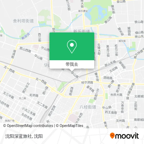 沈阳深蓝旅社地图