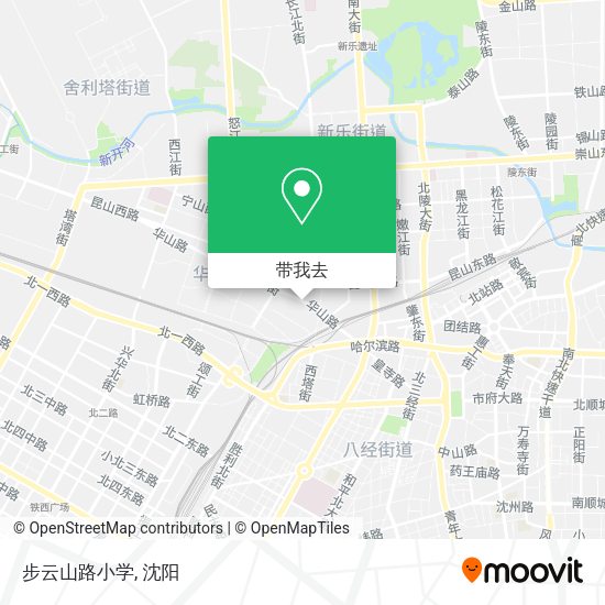步云山路小学地图