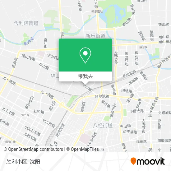 胜利小区地图