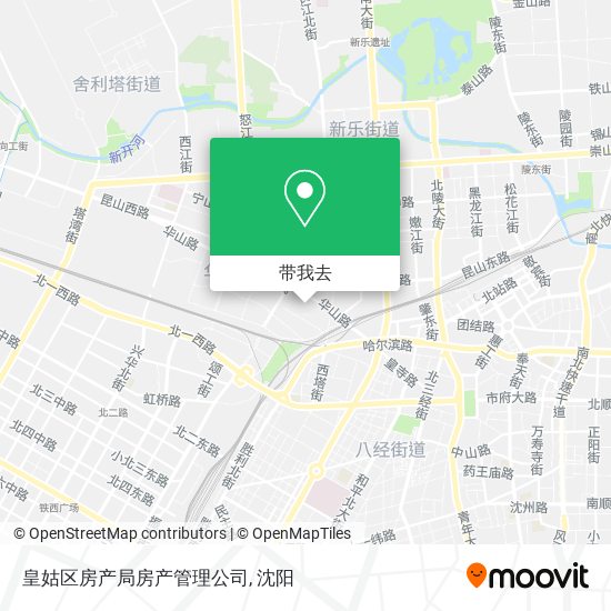 皇姑区房产局房产管理公司地图