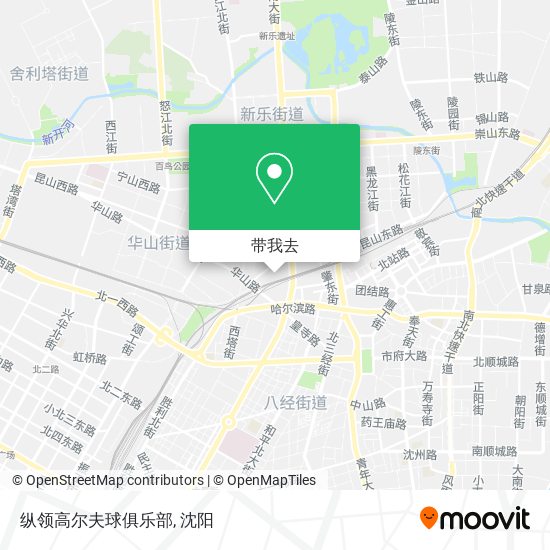 纵领高尔夫球俱乐部地图