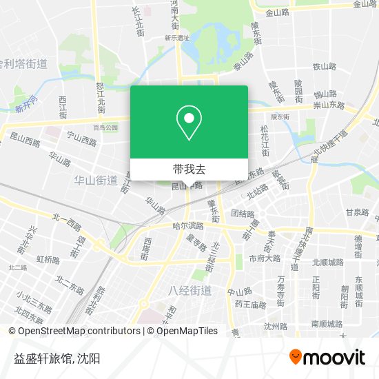 益盛轩旅馆地图