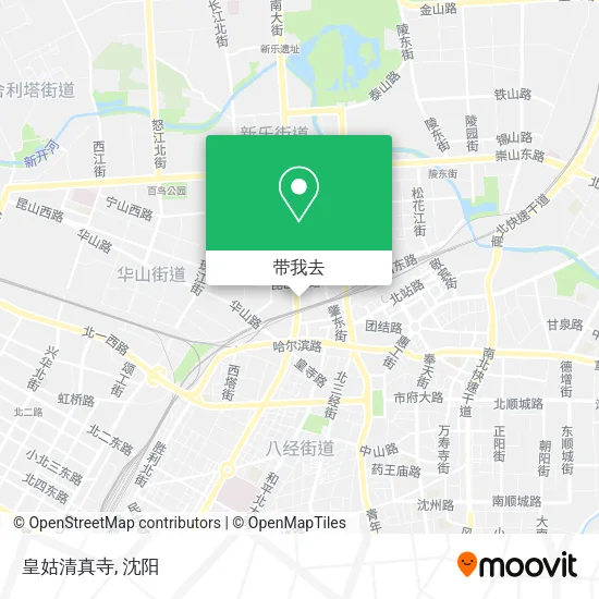 皇姑清真寺地图
