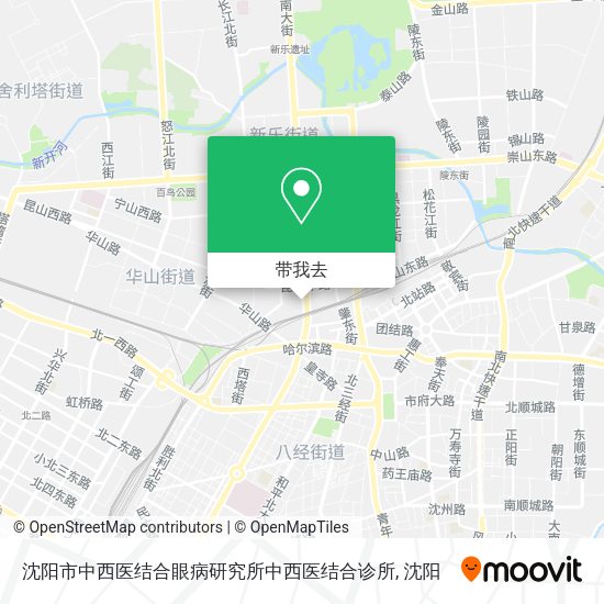 沈阳市中西医结合眼病研究所中西医结合诊所地图