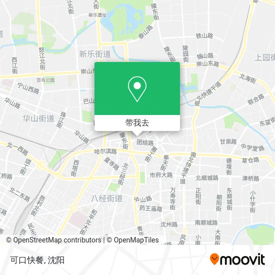 可口快餐地图