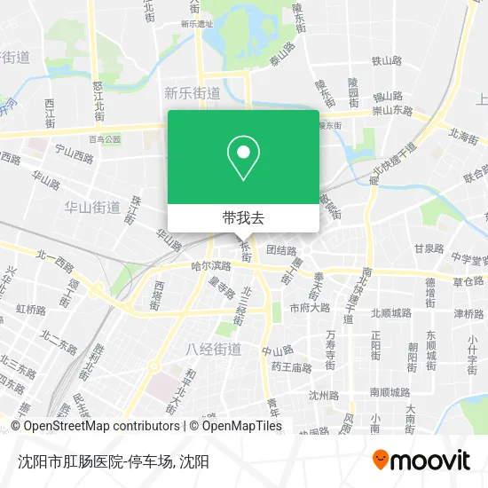 沈阳市肛肠医院-停车场地图