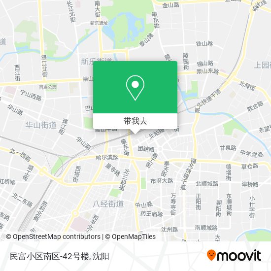民富小区南区-42号楼地图
