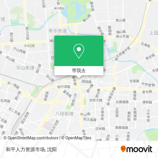 和平人力资源市场地图