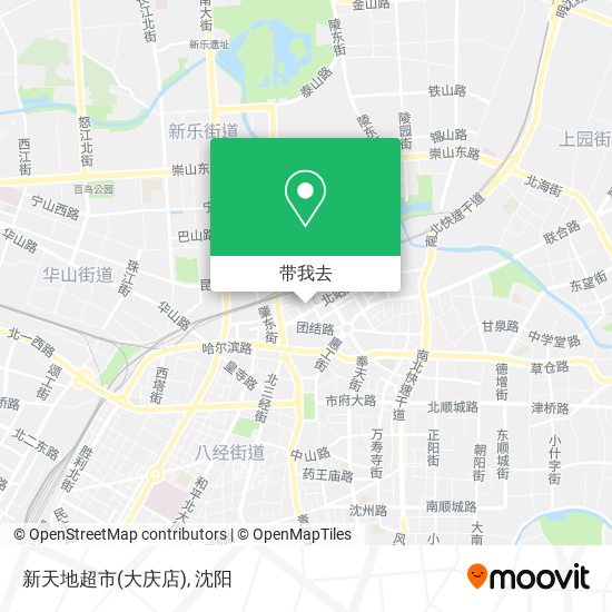 新天地超市(大庆店)地图