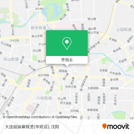 大连姐妹麻辣烫(华府店)地图