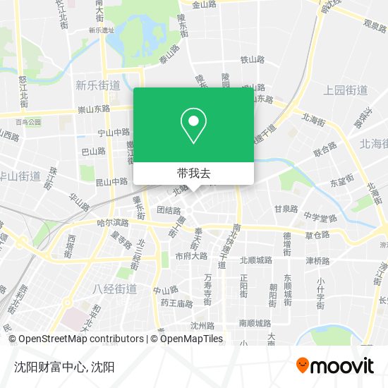 沈阳财富中心地图