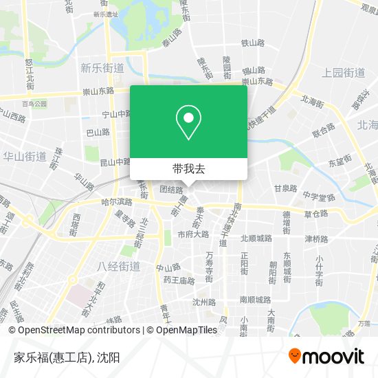 家乐福(惠工店)地图
