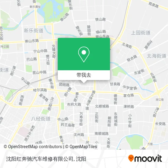沈阳红奔驰汽车维修有限公司地图