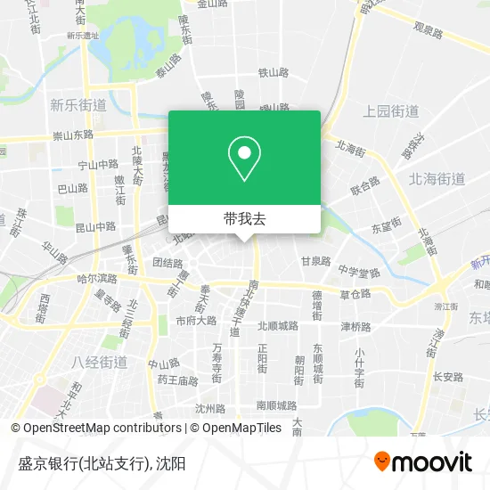 盛京银行(北站支行)地图