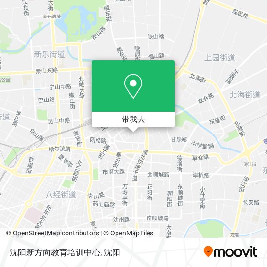 沈阳新方向教育培训中心地图