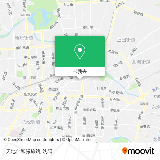 天地仁和缘旅馆地图