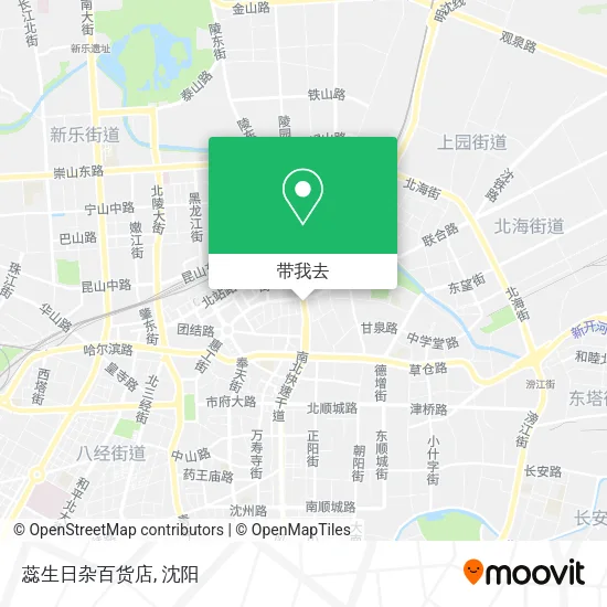 蕊生日杂百货店地图