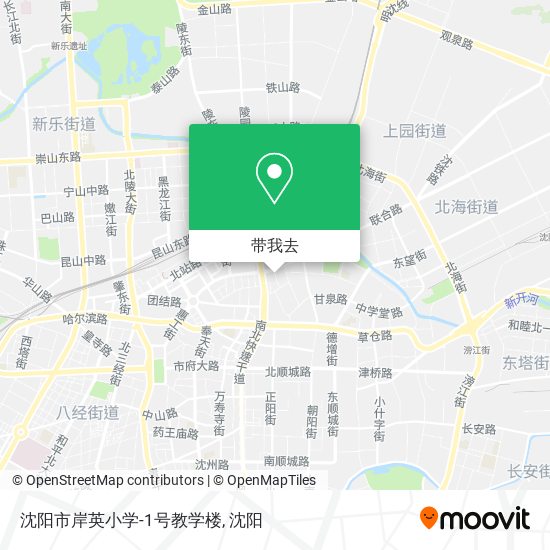 沈阳市岸英小学-1号教学楼地图