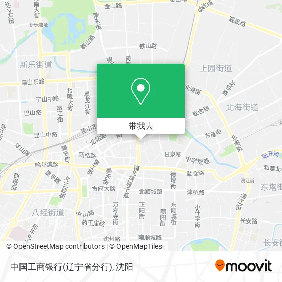 中国工商银行(辽宁省分行)地图