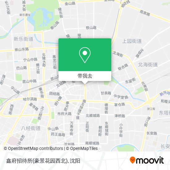 鑫府招待所(豪景花园西北)地图