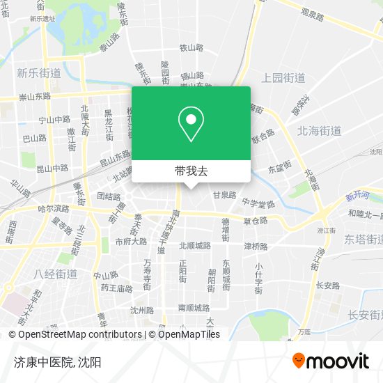 济康中医院地图