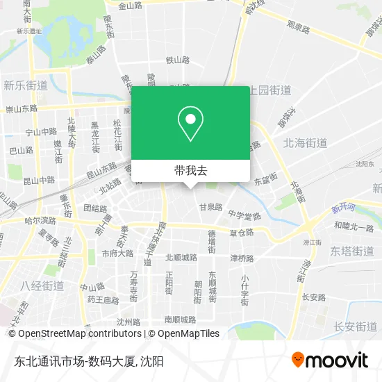 东北通讯市场-数码大厦地图