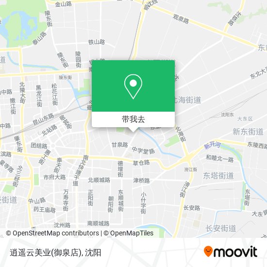 逍遥云美业(御泉店)地图