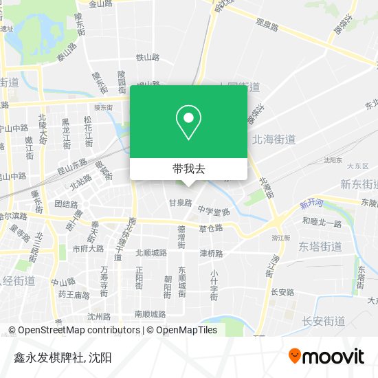鑫永发棋牌社地图