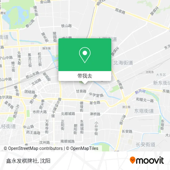 鑫永发棋牌社地图