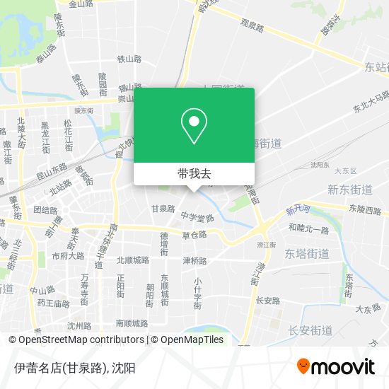 伊蕾名店(甘泉路)地图