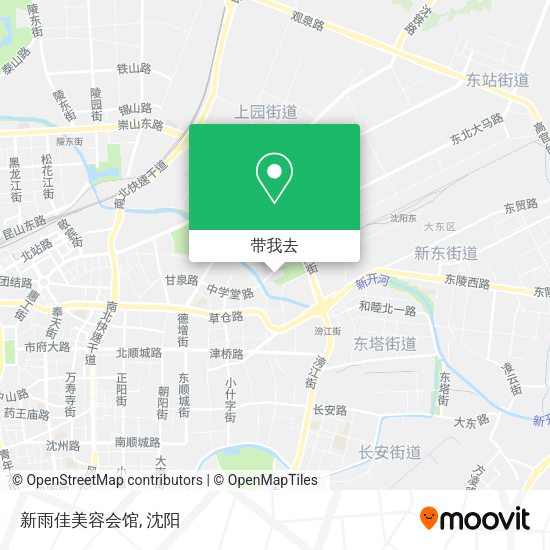 新雨佳美容会馆地图