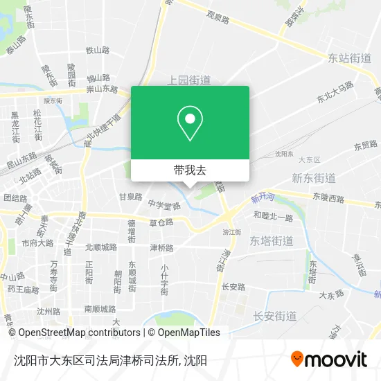 沈阳市大东区司法局津桥司法所地图
