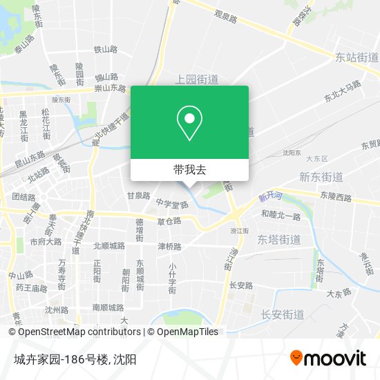 城卉家园-186号楼地图