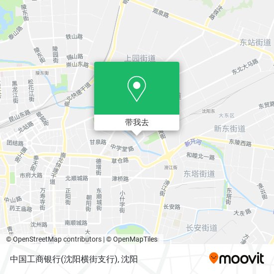 中国工商银行(沈阳横街支行)地图