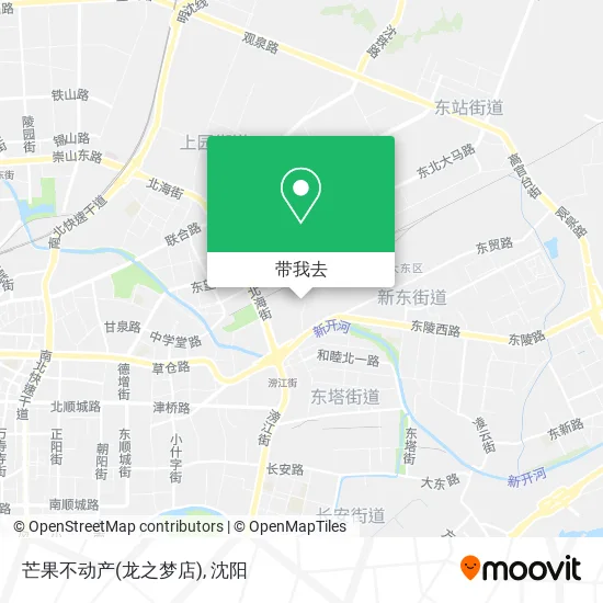 芒果不动产(龙之梦店)地图