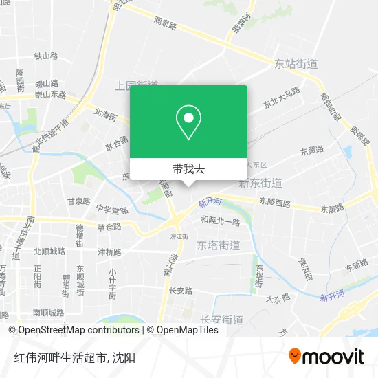 红伟河畔生活超市地图
