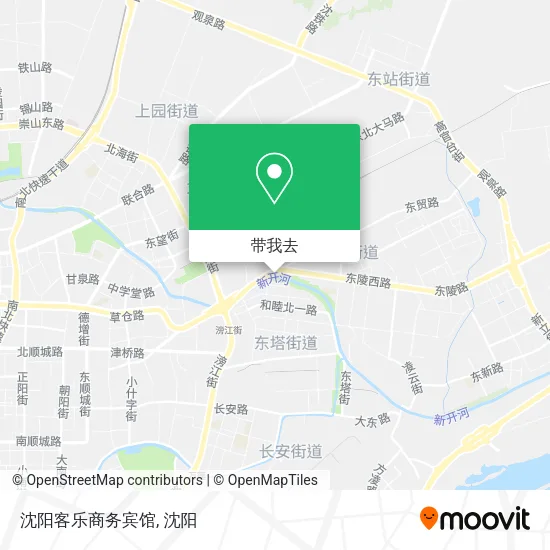 沈阳客乐商务宾馆地图