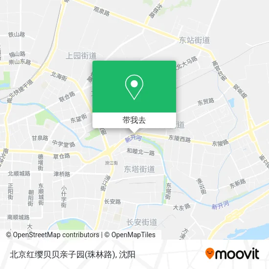 北京红缨贝贝亲子园(珠林路)地图