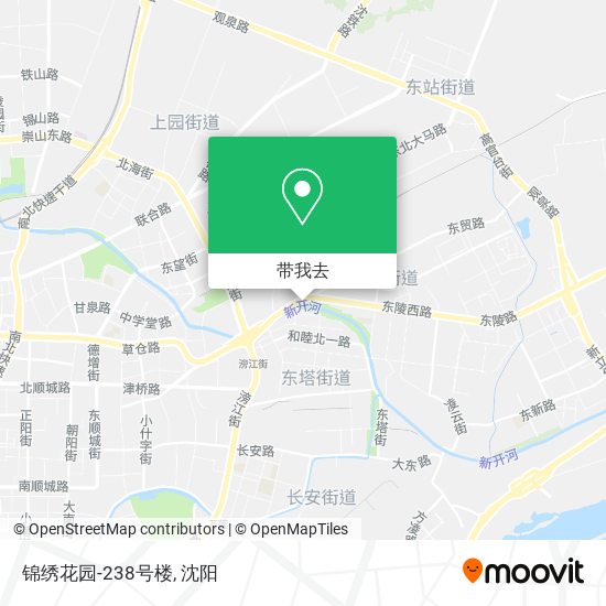 锦绣花园-238号楼地图